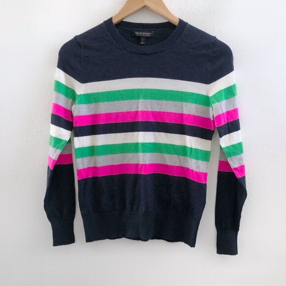 BANANA REPUBLIC Extra Fine Merino Wool Sweater Small Size - Picture 1 of 7